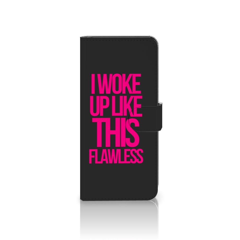Samsung Galaxy A53 Hoesje met naam Woke Up - Origineel Cadeau Zelf Maken