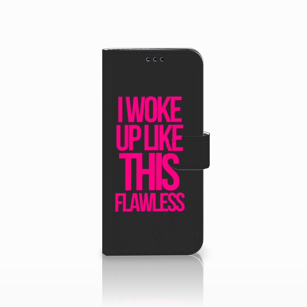 Samsung Galaxy S9 Plus Hoesje met naam Woke Up - Origineel Cadeau Zelf Maken