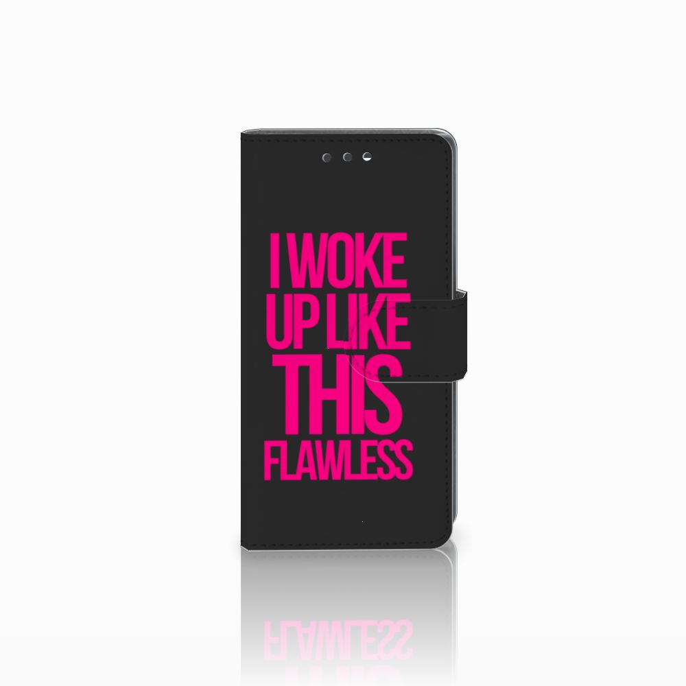 Sony Xperia X Compact Hoesje met naam Woke Up - Origineel Cadeau Zelf Maken
