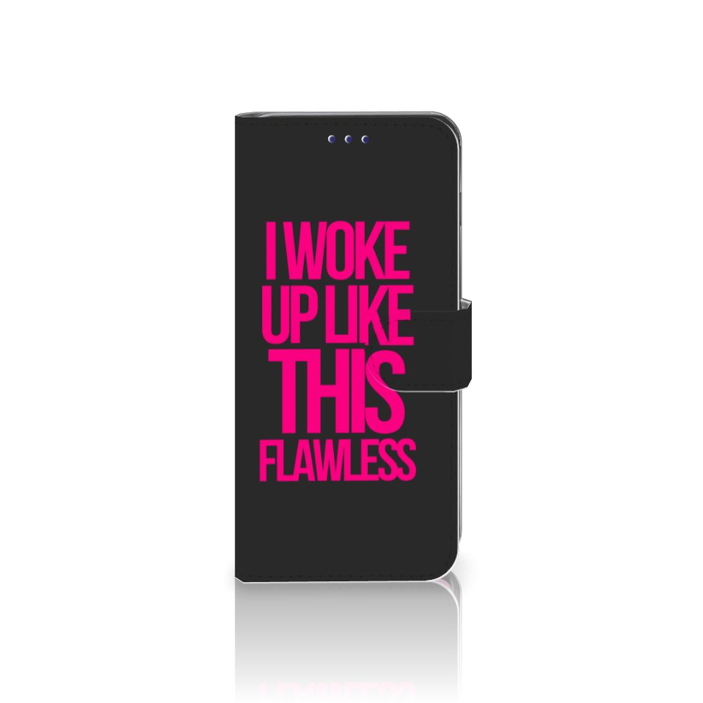 Samsung Galaxy S10 Hoesje met naam Woke Up - Origineel Cadeau Zelf Maken