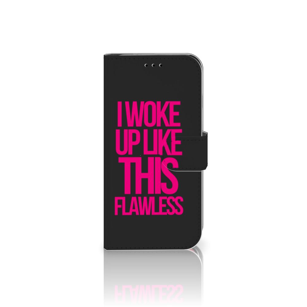 Apple iPhone X | Xs Hoesje met naam Woke Up - Origineel Cadeau Zelf Maken
