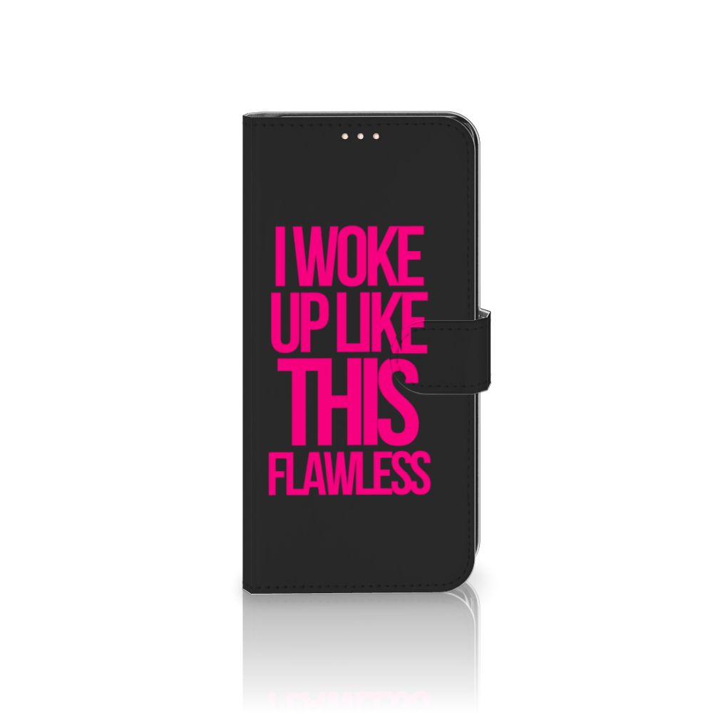 Xiaomi Redmi Note 10S | 10 4G | Poco M5s Hoesje met naam Woke Up - Origineel Cadeau Zelf Maken