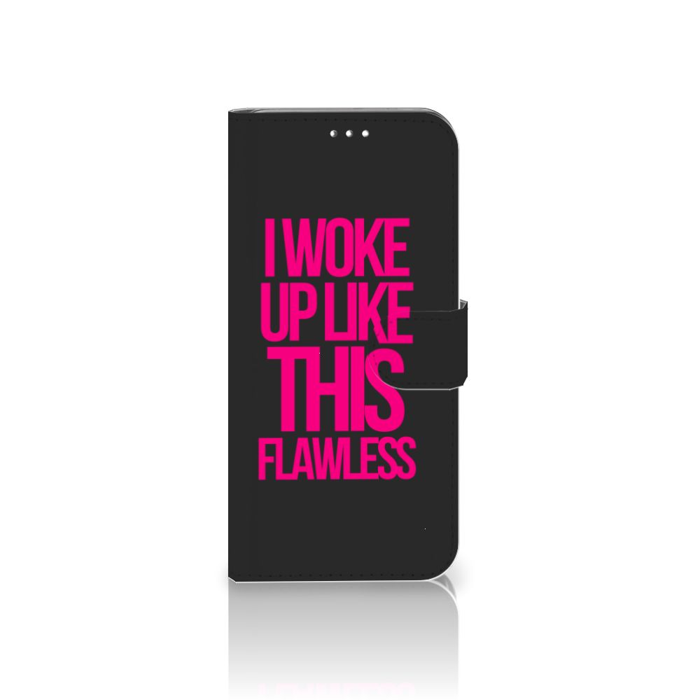 Samsung Galaxy S10 Plus Hoesje met naam Woke Up - Origineel Cadeau Zelf Maken