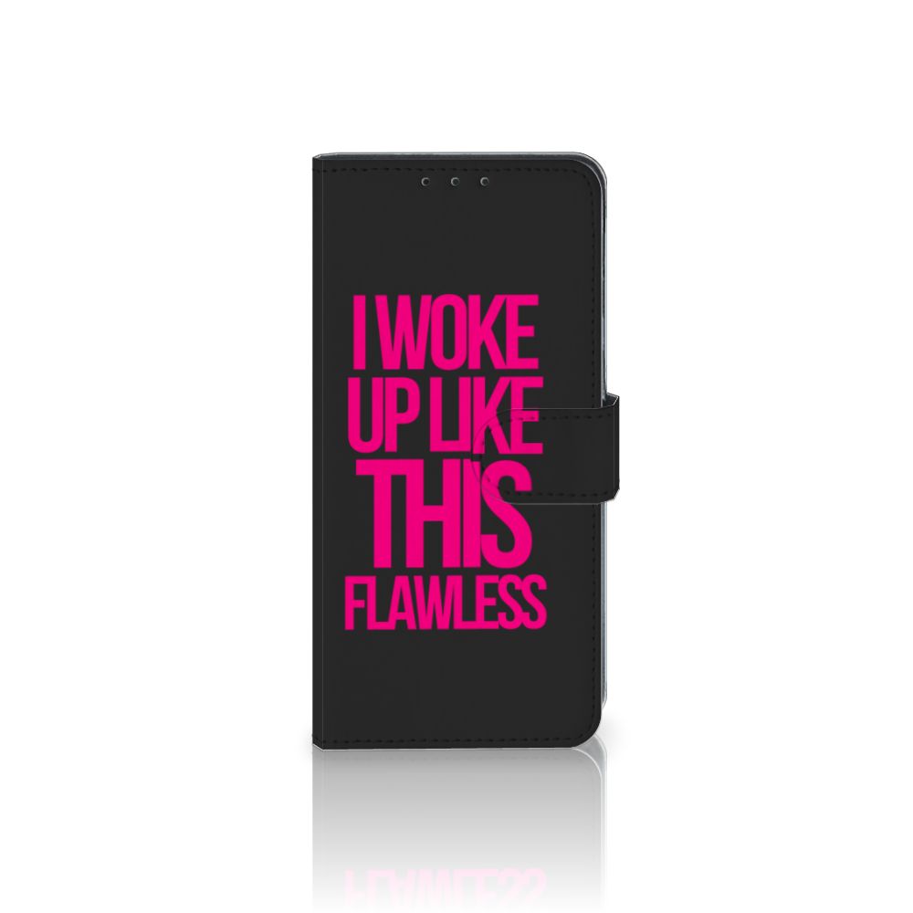 Xiaomi Mi 9 Hoesje met naam Woke Up - Origineel Cadeau Zelf Maken