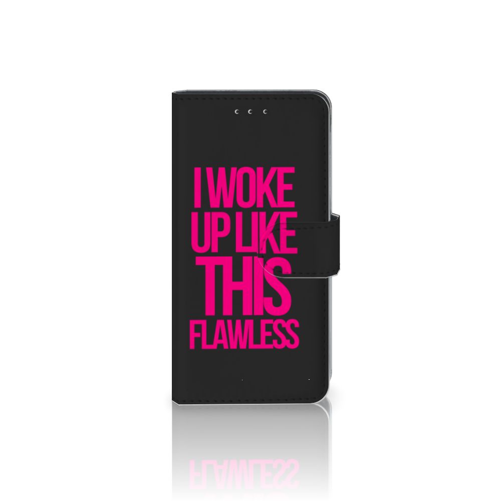 Huawei P20 Hoesje met naam Woke Up - Origineel Cadeau Zelf Maken