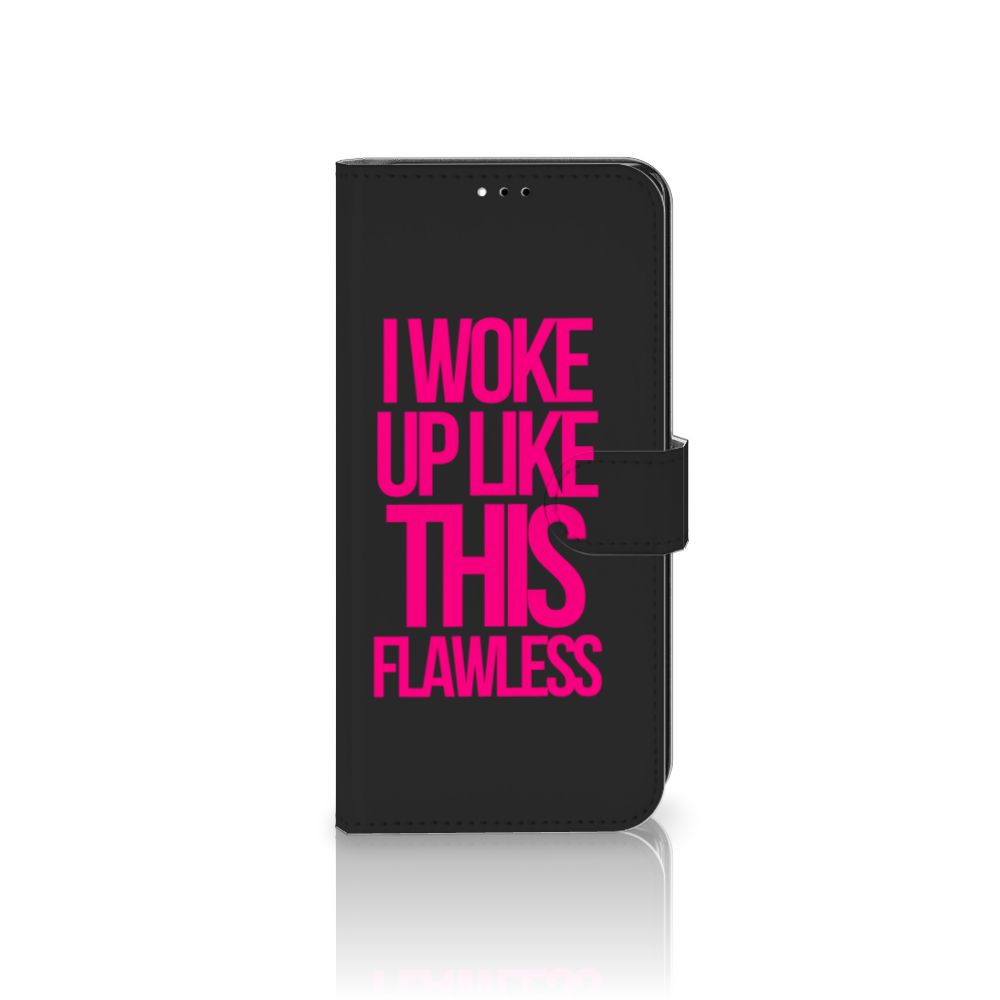 Xiaomi Redmi 9T | Poco M3 Hoesje met naam Woke Up - Origineel Cadeau Zelf Maken