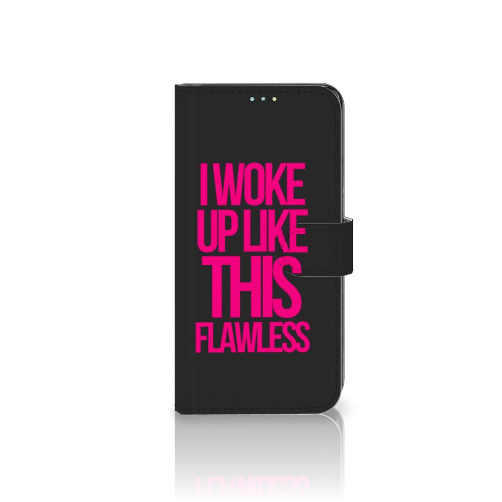 Samsung Galaxy A52 Hoesje met naam Woke Up - Origineel Cadeau Zelf Maken