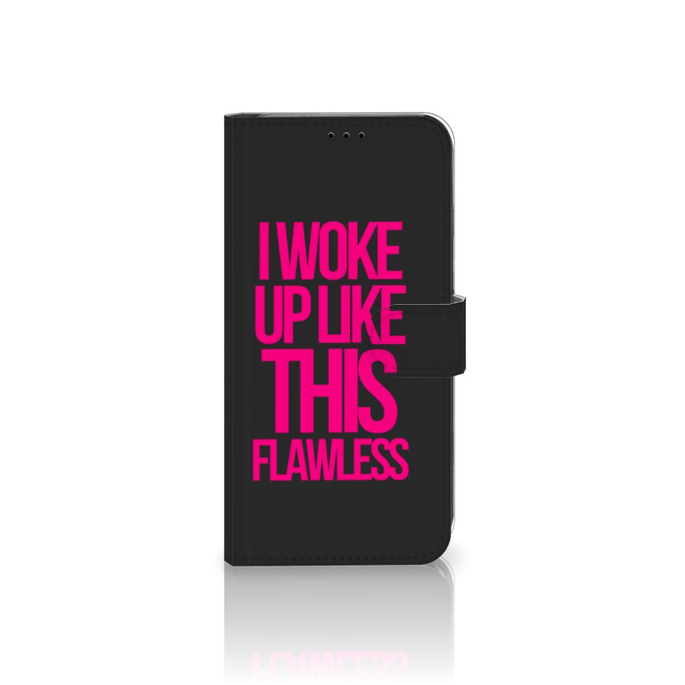 Apple iPhone Xs Max Hoesje met naam Woke Up - Origineel Cadeau Zelf Maken
