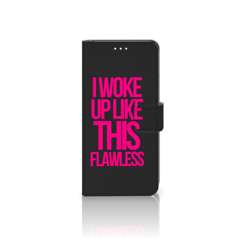 Samsung Galaxy S21 Hoesje met naam Woke Up - Origineel Cadeau Zelf Maken