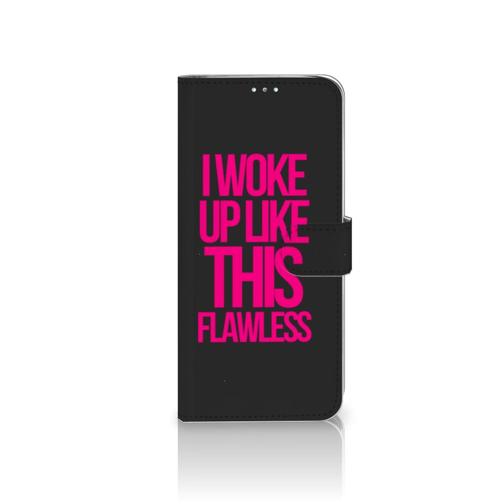 Samsung Galaxy A71 Hoesje met naam Woke Up - Origineel Cadeau Zelf Maken