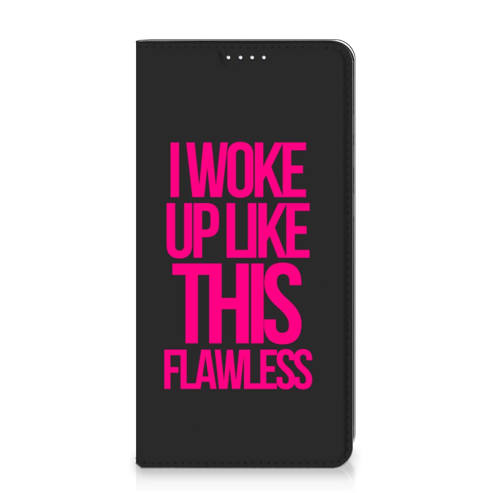 Samsung Galaxy S20 FE Hoesje met tekst Woke Up - Origineel Cadeau Zelf Maken