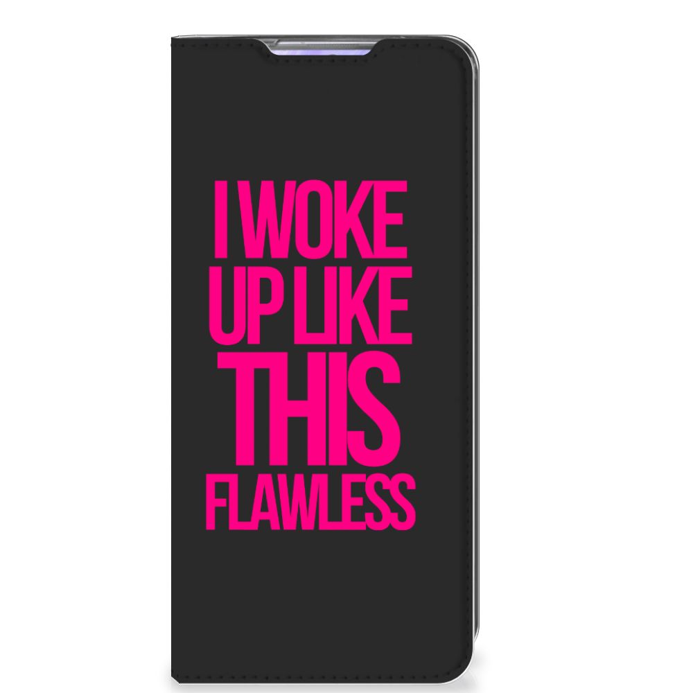 Samsung Galaxy S20 Ultra Hoesje met tekst Woke Up - Origineel Cadeau Zelf Maken