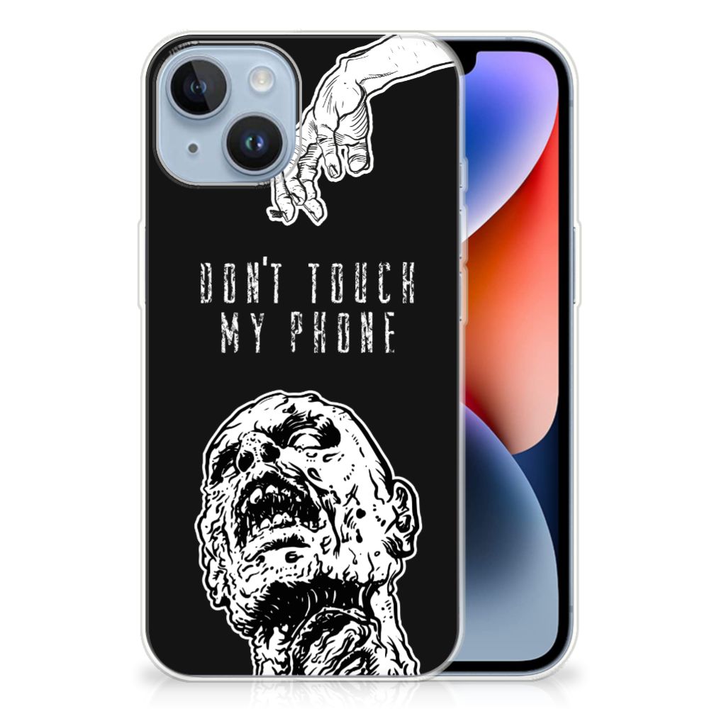 Silicone-hoesje Apple iPhone 14 Zombie