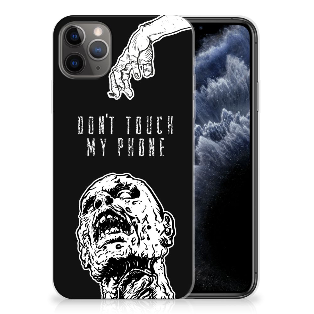 Silicone-hoesje Apple iPhone 11 Pro Max Zombie