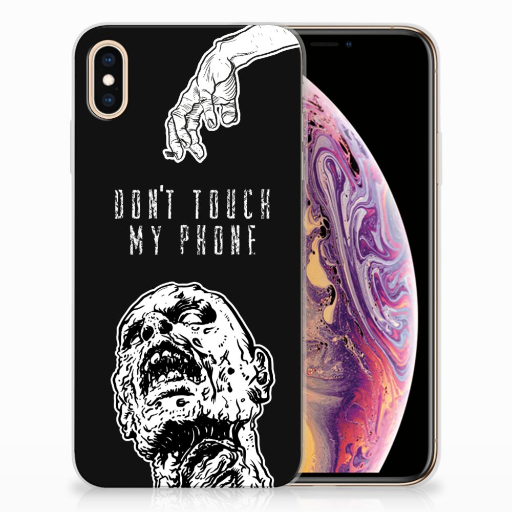 Silicone-hoesje Apple iPhone Xs Max Zombie