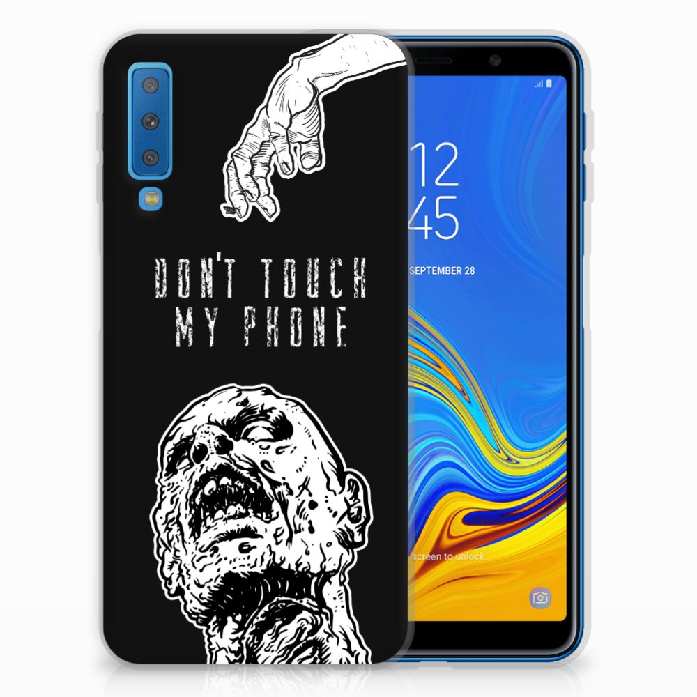 Silicone-hoesje Samsung Galaxy A7 (2018) Zombie