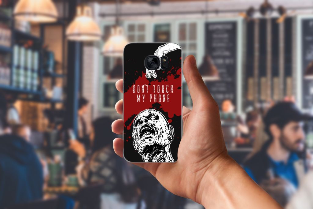 Samsung Galaxy S7 Silicone-hoesje Zombie Blood