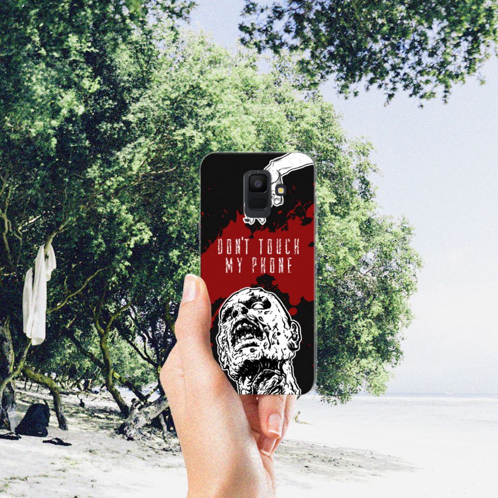 Samsung Galaxy A6 (2018) Silicone-hoesje Zombie Blood