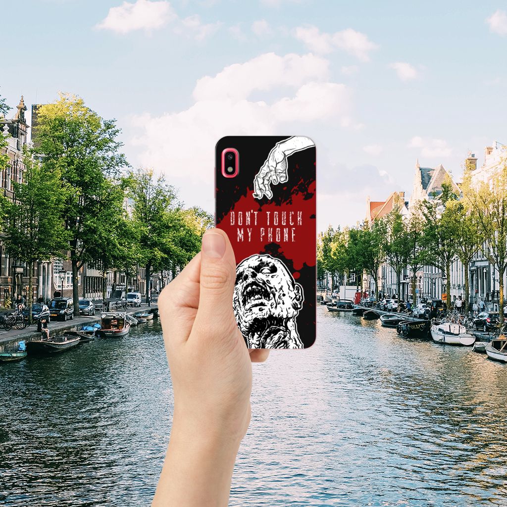 Samsung Galaxy A10 Silicone-hoesje Zombie Blood