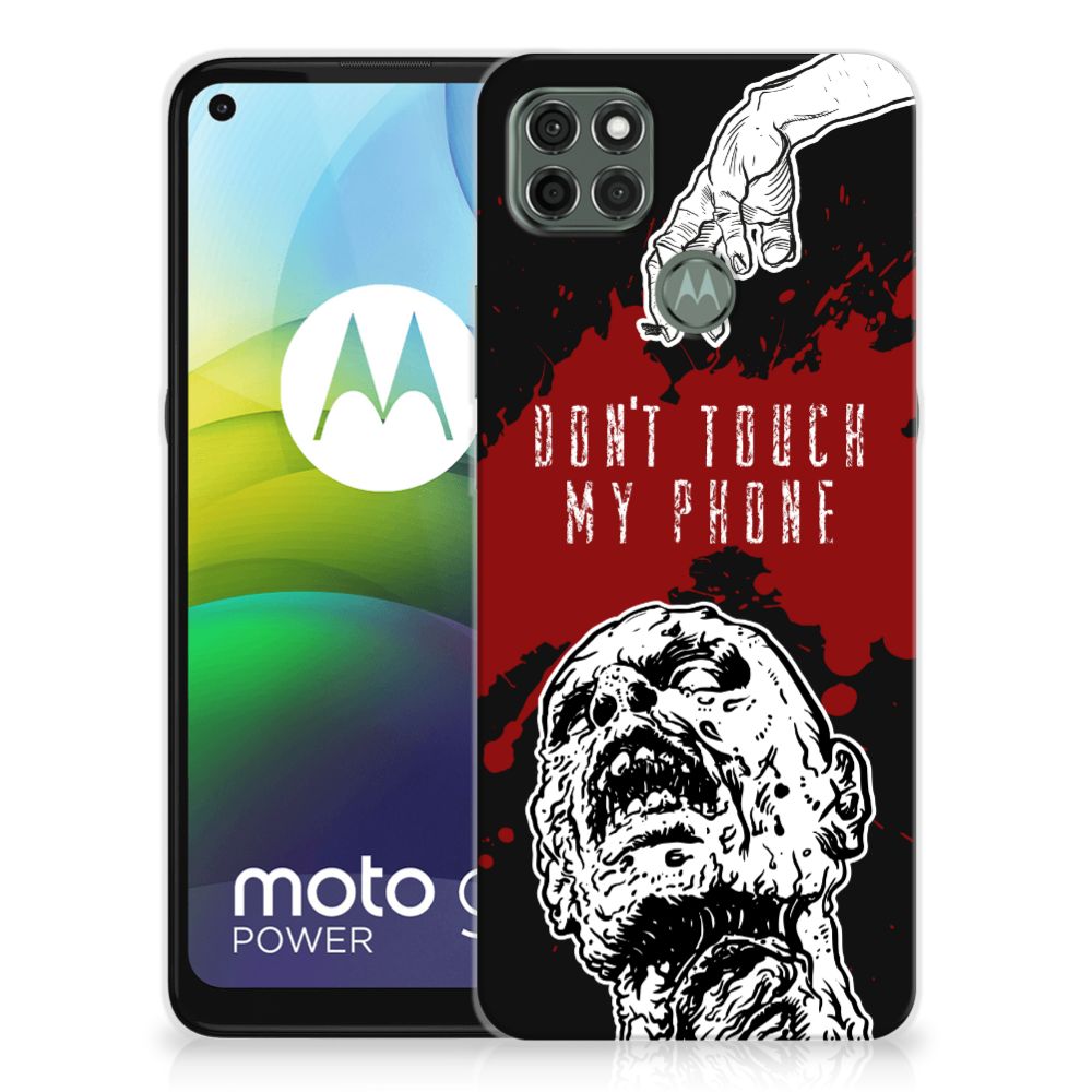 Motorola Moto G9 Power Silicone-hoesje Zombie Blood