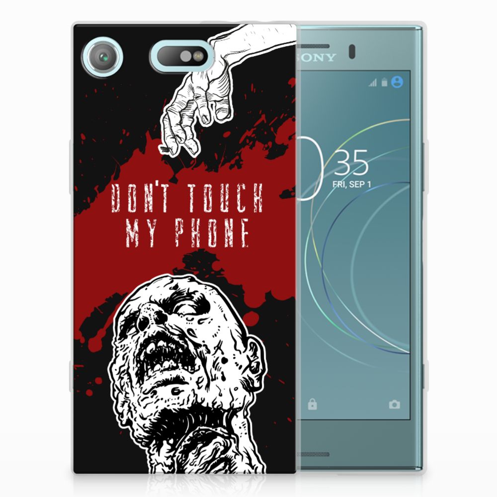 Sony Xperia XZ1 Compact Silicone-hoesje Zombie Blood