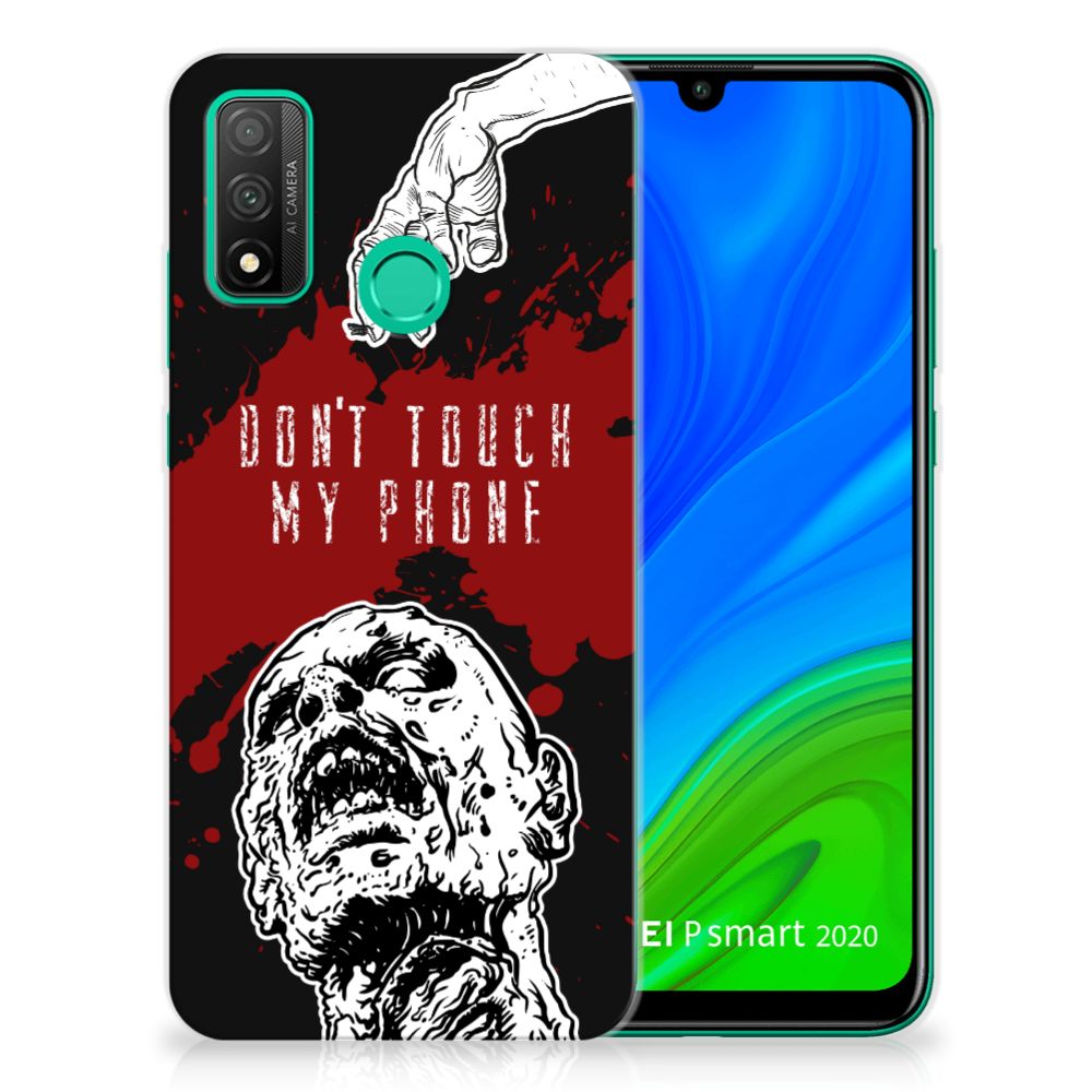 Huawei P Smart 2020 Silicone-hoesje Zombie Blood