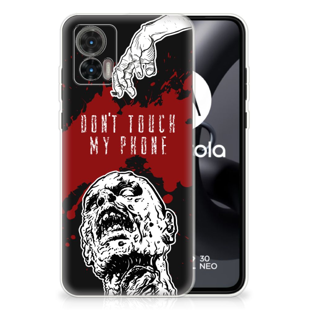 Motorola Edge 30 Neo Silicone-hoesje Zombie Blood