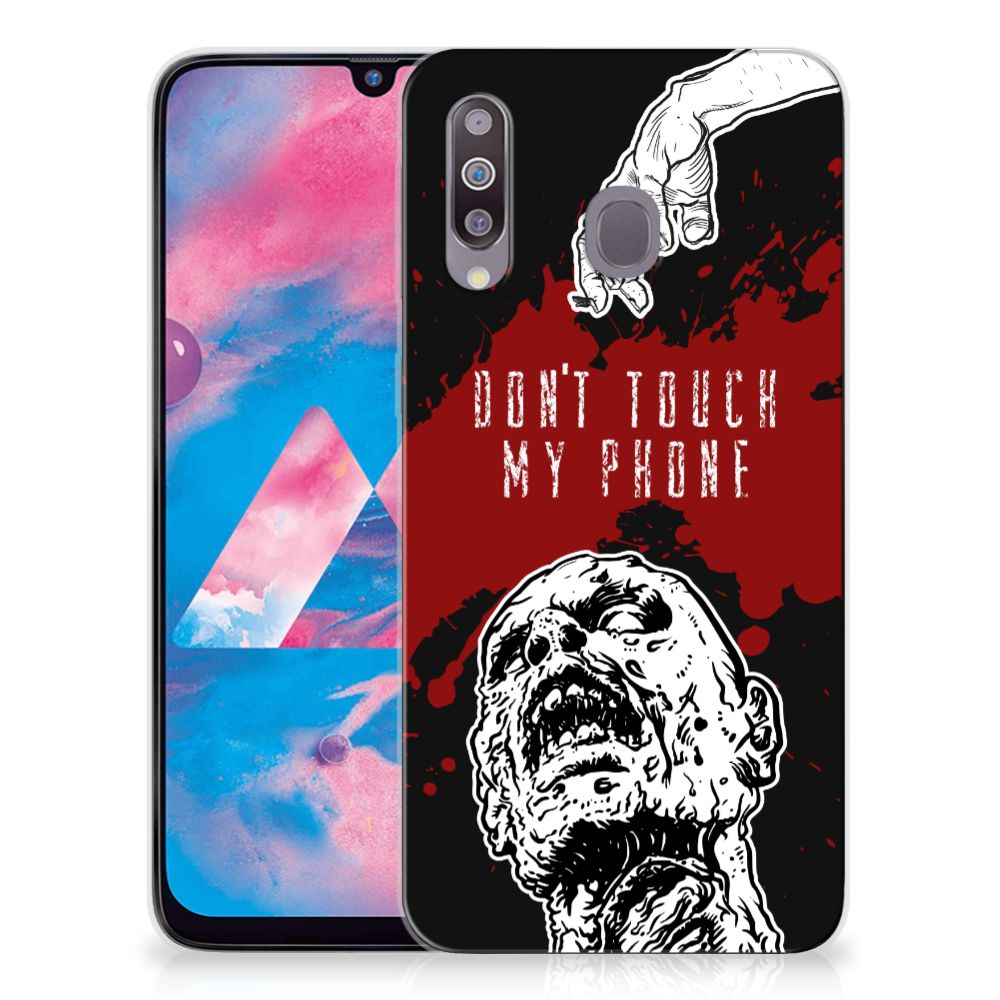 Samsung Galaxy M30 Silicone-hoesje Zombie Blood