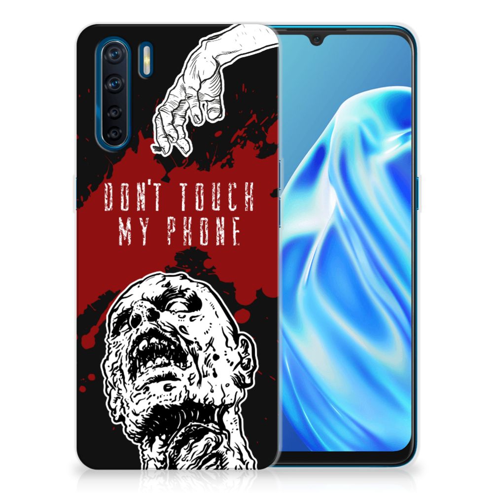 OPPO A91 Silicone-hoesje Zombie Blood