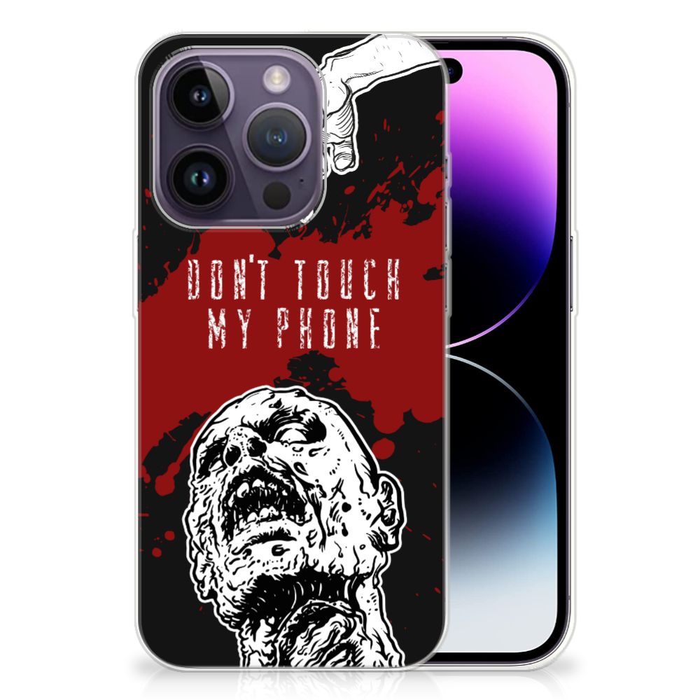 Apple iPhone 14 Pro Silicone-hoesje Zombie Blood
