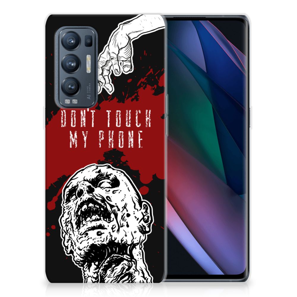 OPPO Find X3 Neo Silicone-hoesje Zombie Blood