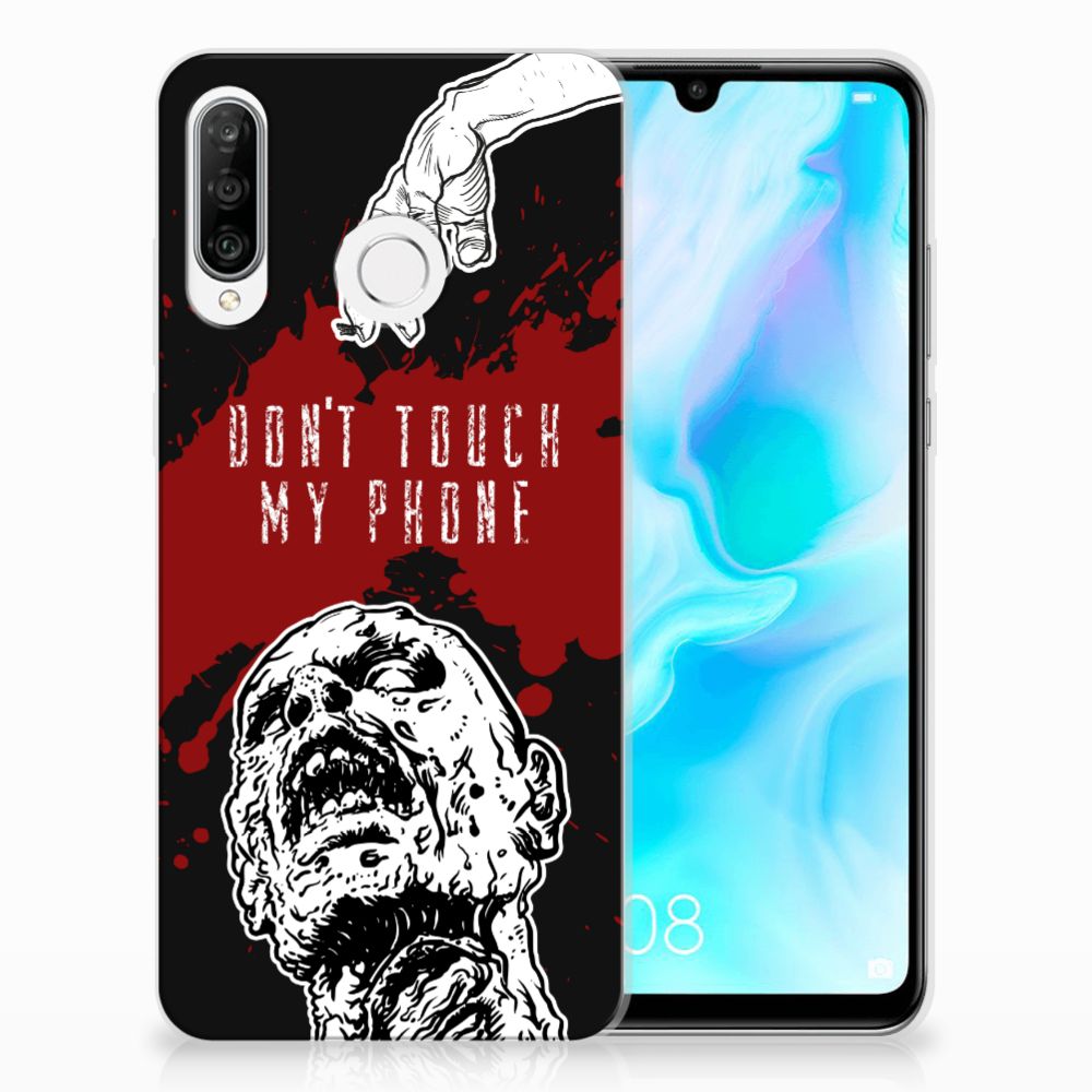 Huawei P30 Lite Silicone-hoesje Zombie Blood