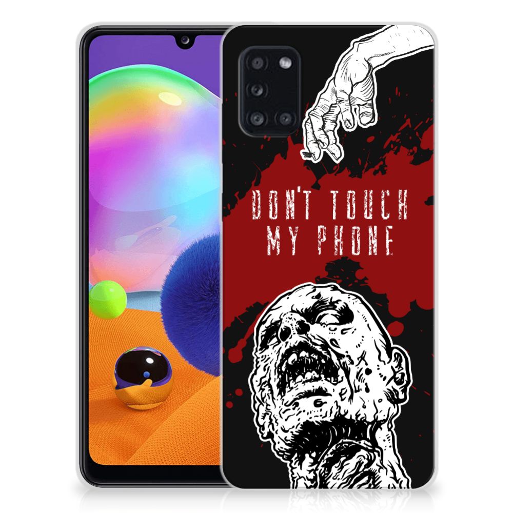 Samsung Galaxy A31 Silicone-hoesje Zombie Blood