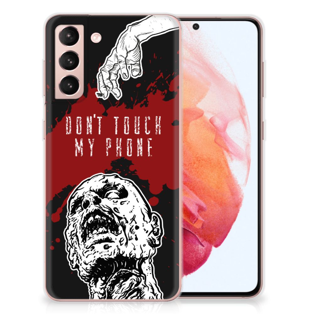 Samsung Galaxy S21 Silicone-hoesje Zombie Blood