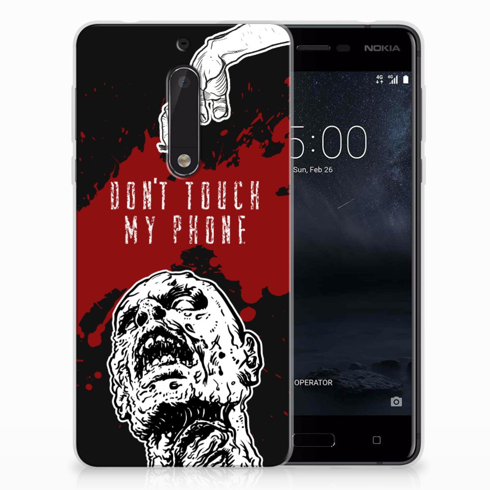 Nokia 5 Silicone-hoesje Zombie Blood