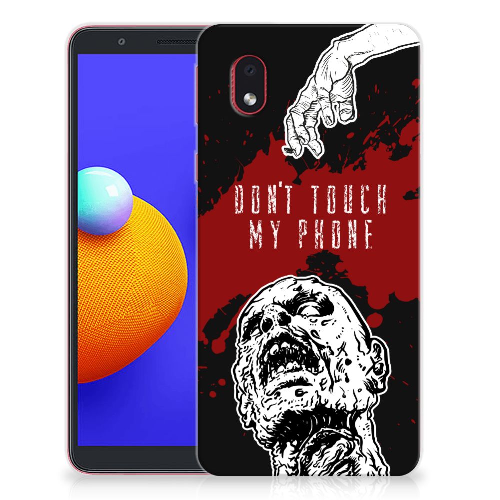 Samsung Galaxy A01 Core Silicone-hoesje Zombie Blood