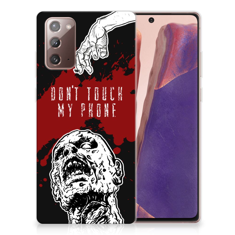 Samsung Note 20 Silicone-hoesje Zombie Blood