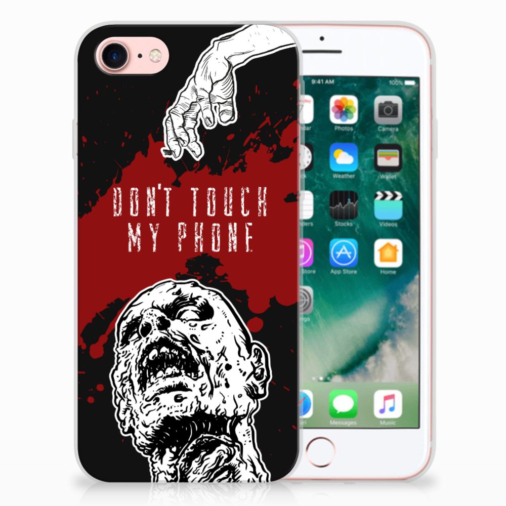 iPhone SE 2022 | SE 2020 | 8 | 7 Silicone-hoesje Zombie Blood