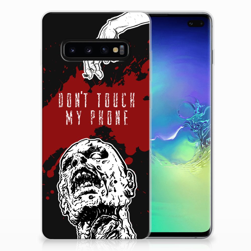 Samsung Galaxy S10 Plus Silicone-hoesje Zombie Blood