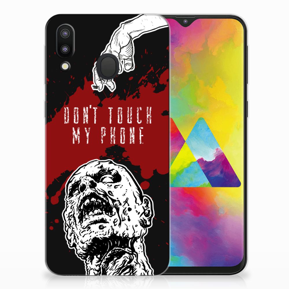 Samsung Galaxy M20 (Power) Silicone-hoesje Zombie Blood