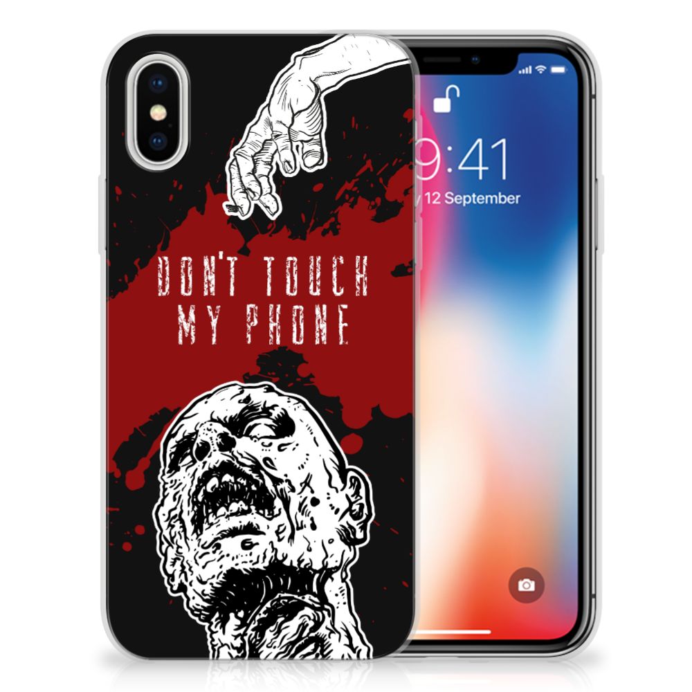 Apple iPhone X | Xs Silicone-hoesje Zombie Blood