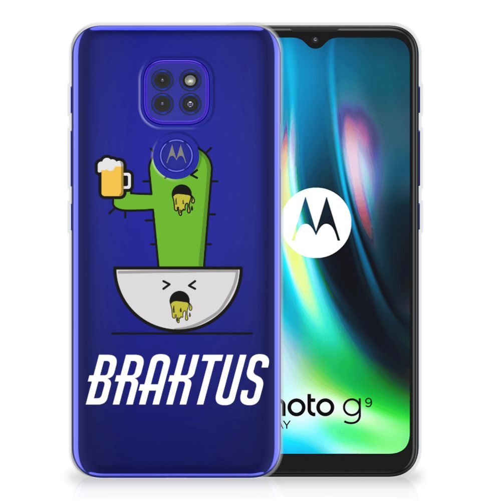 Motorola Moto G9 Play | E7 Plus Telefoonhoesje met Naam Braktus
