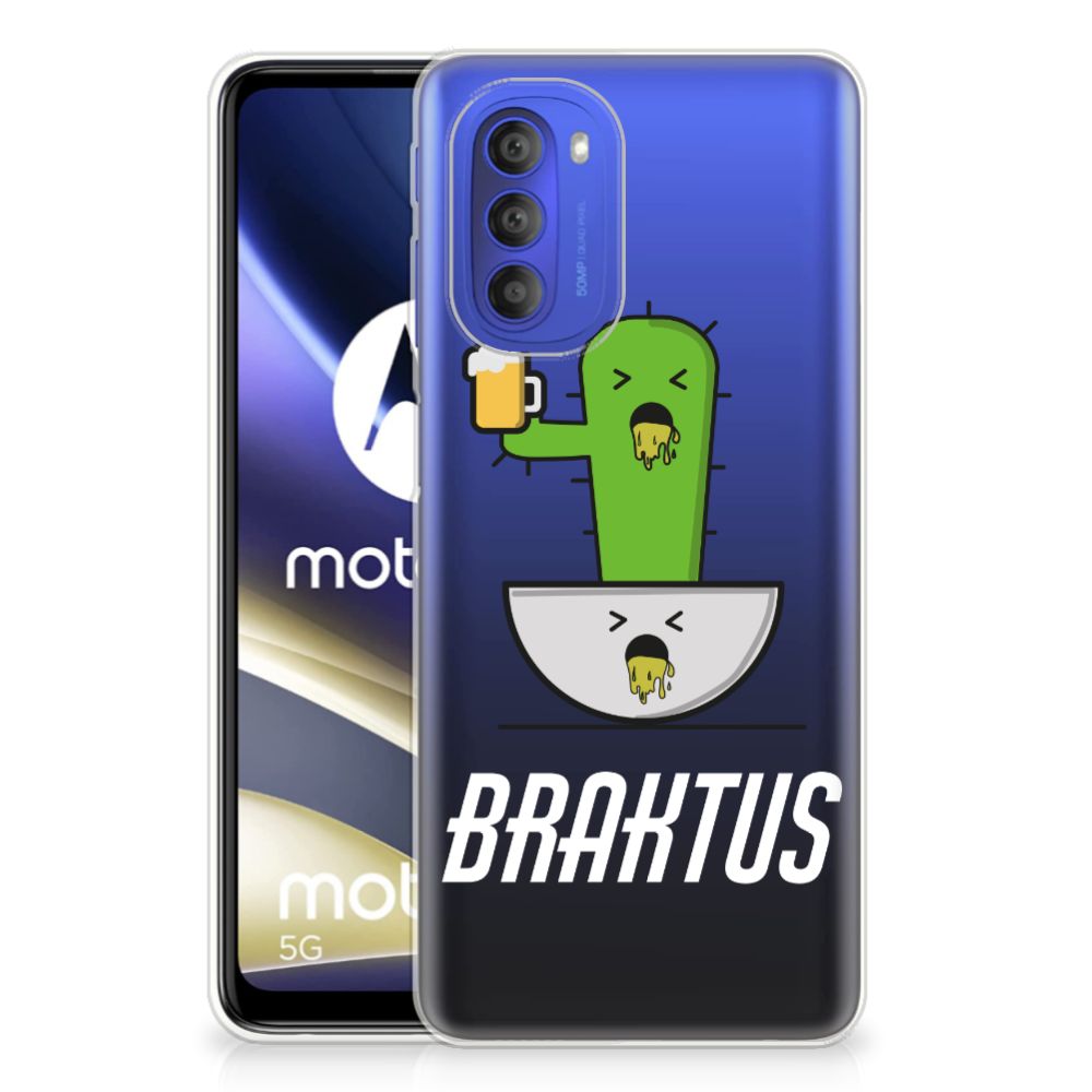 Motorola Moto G51 5G Telefoonhoesje met Naam Braktus