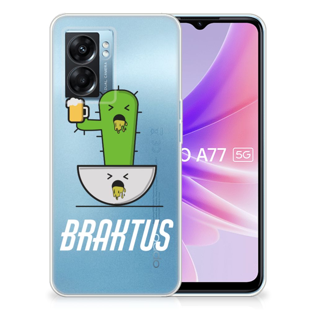 OPPO A77 | A57 5G Telefoonhoesje met Naam Braktus