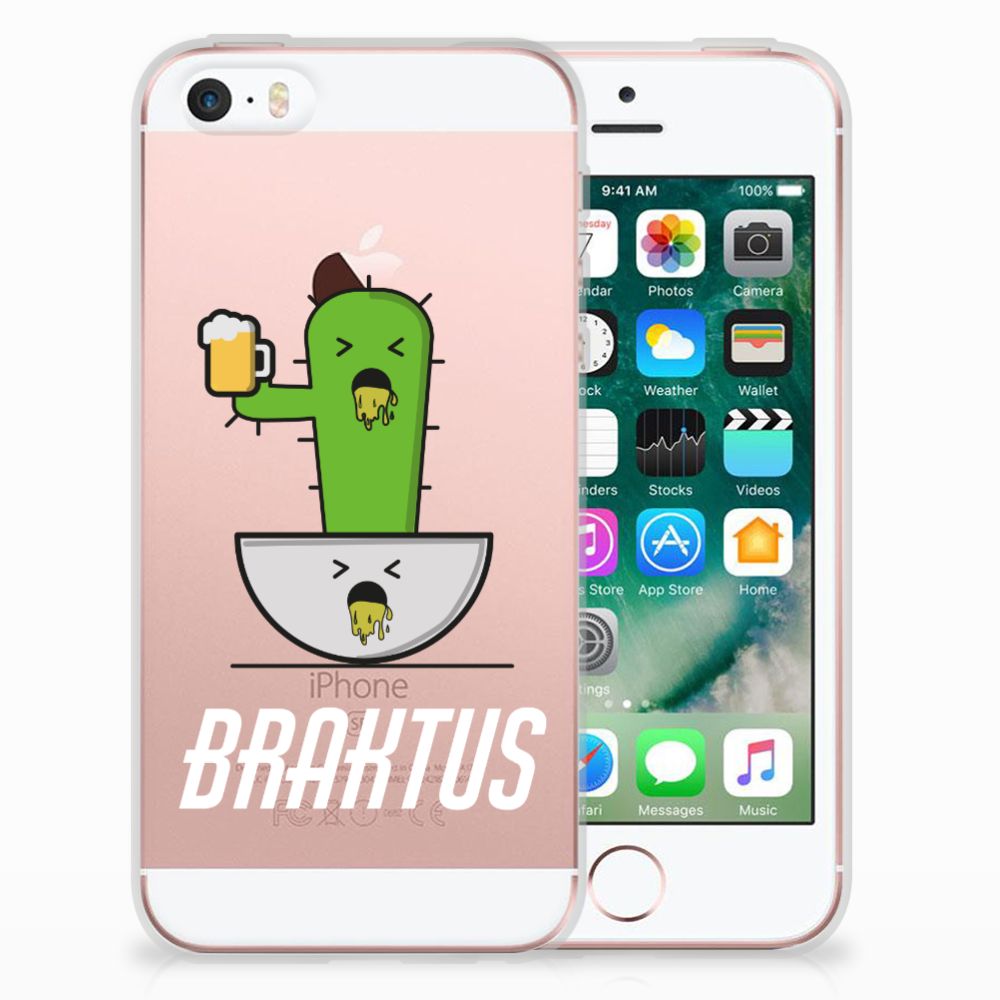 ongerustheid Suradam het einde Apple iPhone SE | 5S Telefoonhoesje met Naam Braktus