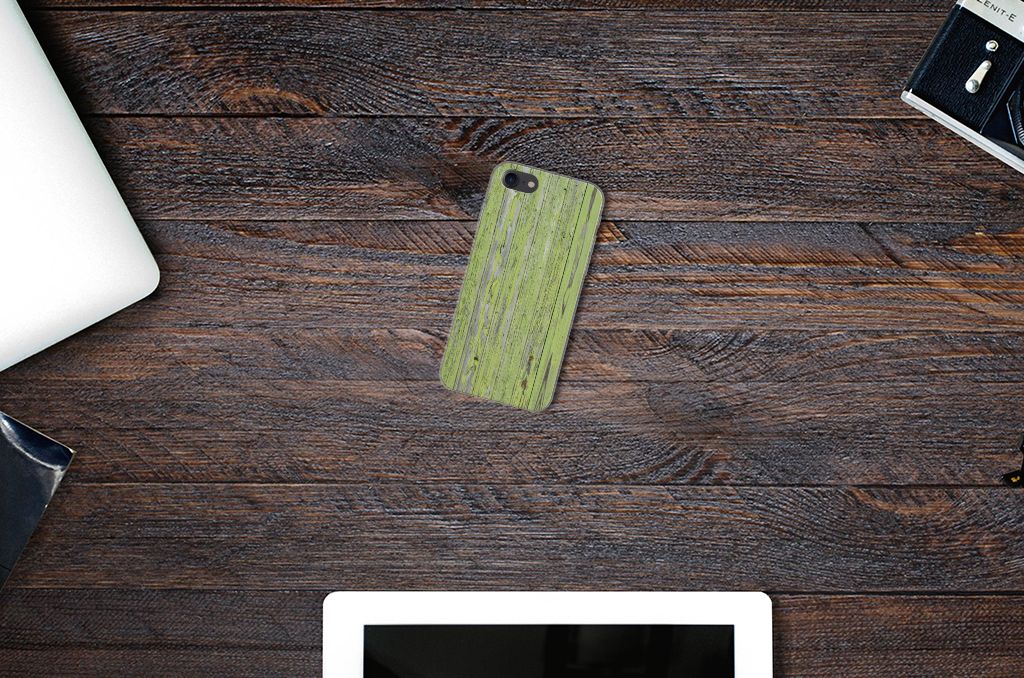 iPhone SE 2022 | SE 2020 | 8 | 7 Bumper Hoesje Green Wood