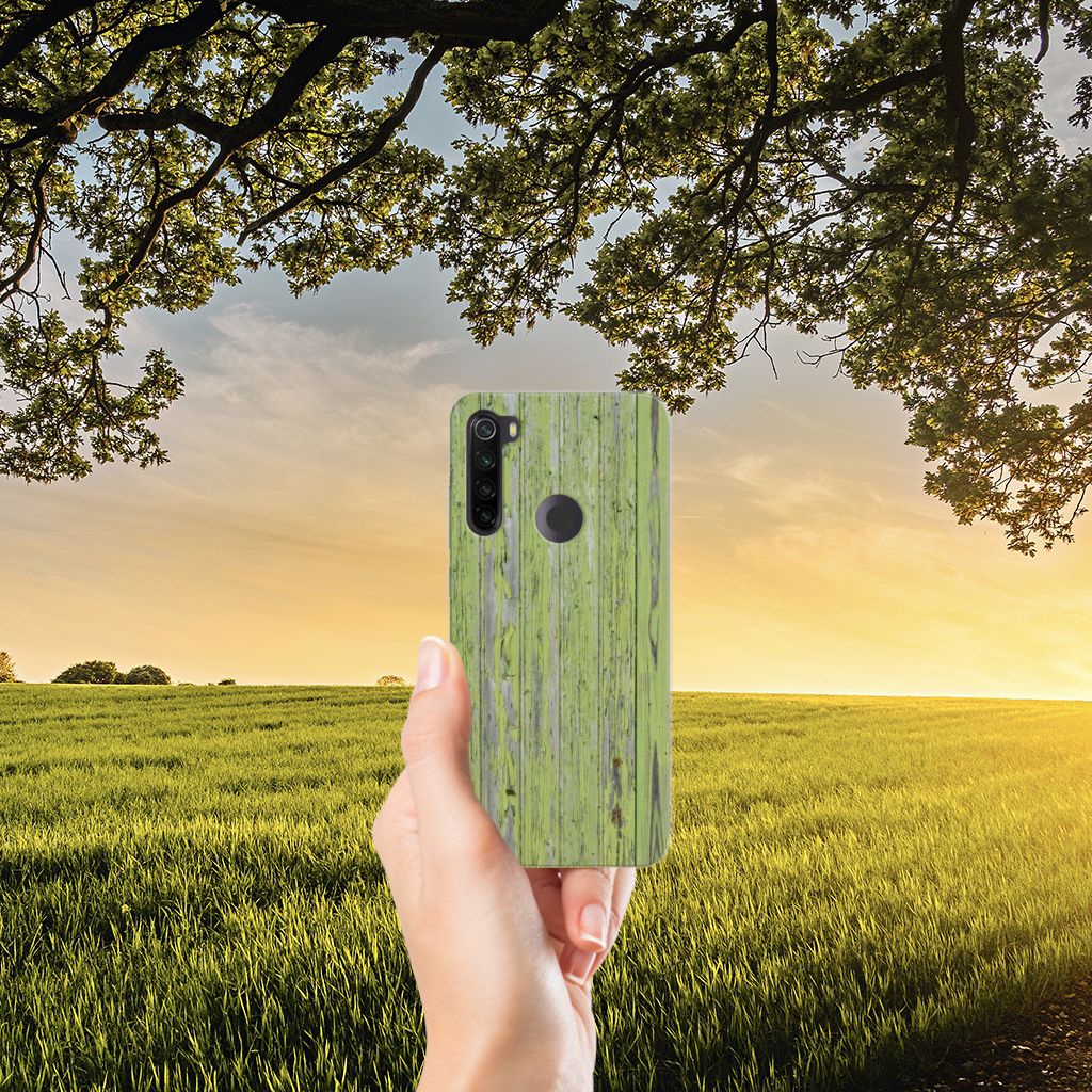 Xiaomi Redmi Note 8T Bumper Hoesje Green Wood