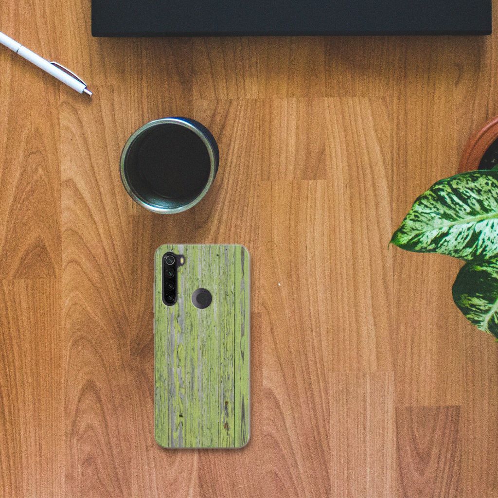 Xiaomi Redmi Note 8T Bumper Hoesje Green Wood