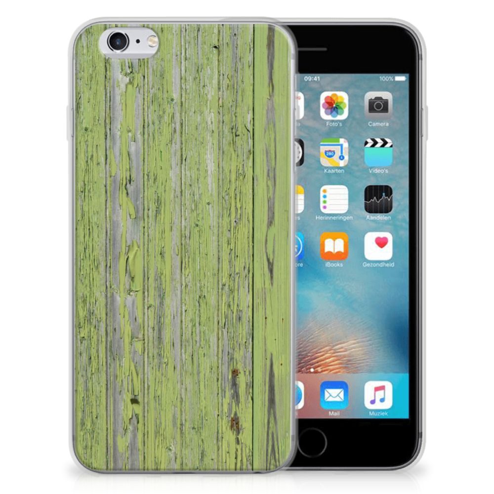 Apple iPhone 6 | 6s TPU Hoesje Design Green Wood