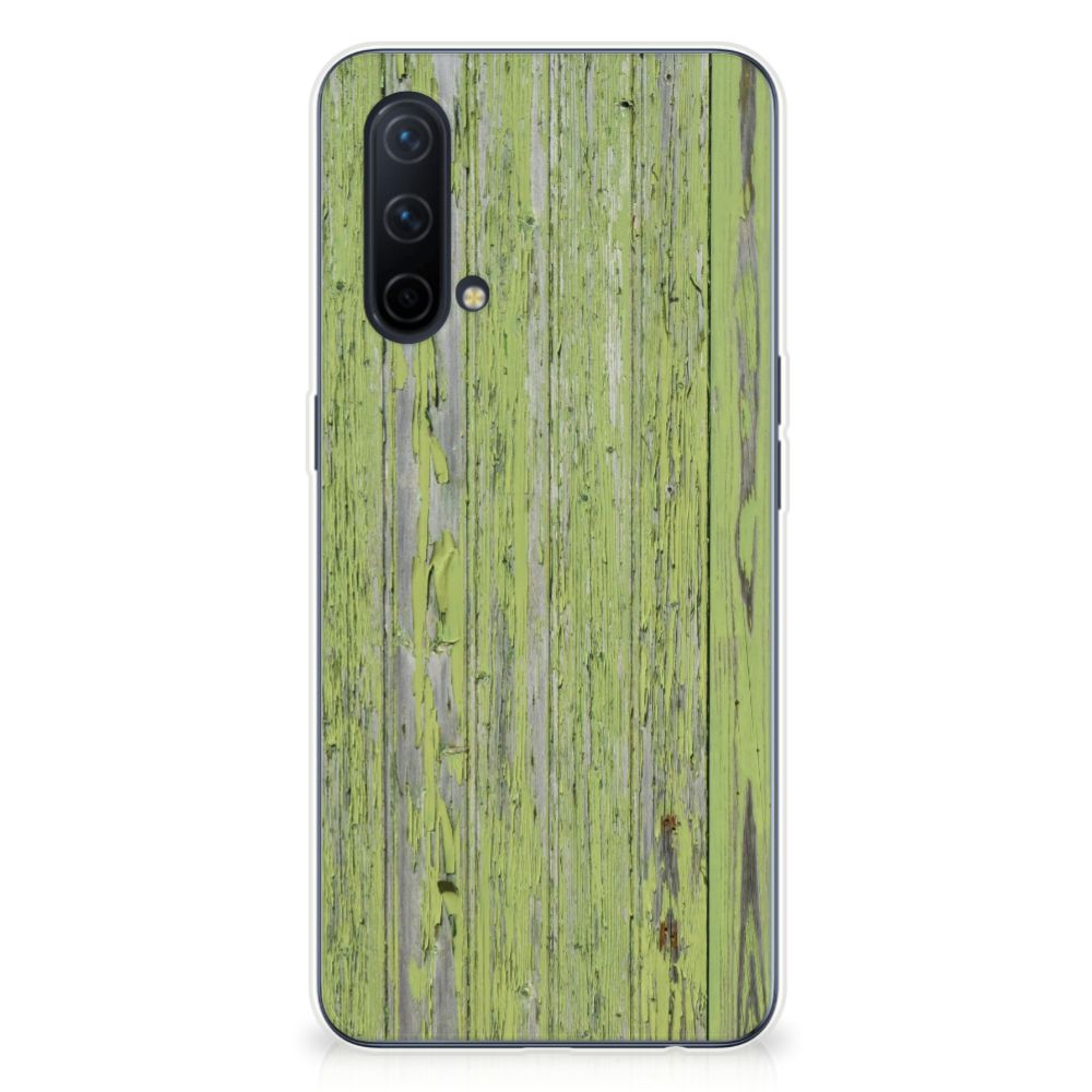OnePlus Nord CE 5G Bumper Hoesje Green Wood